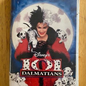Disney 101 Dalmatians VHS 1997 Clamshell Glenn Close Jeff Daniels Joan Plowright